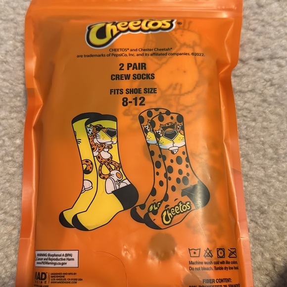CHEETOS CREW SOCKS - Picture 2 of 2